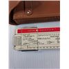 Image 2 : Airplane Load Adjuster Slide Rule w/ Leather Case