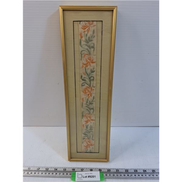 Framed Embroidery Cloth - 5" x 16"