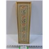 Image 1 : Framed Embroidery Cloth - 5" x 16"