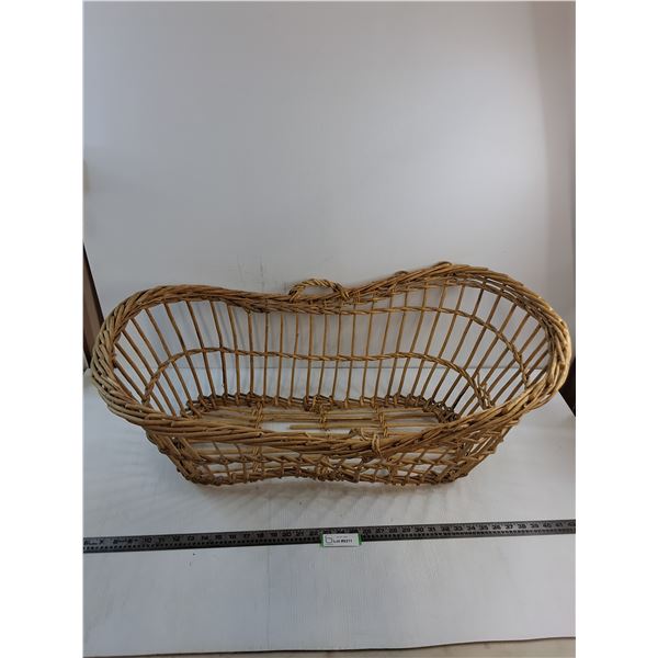 #Vintage Baby's Reed Bed, As is - 34x19x15" - Pickup Only
