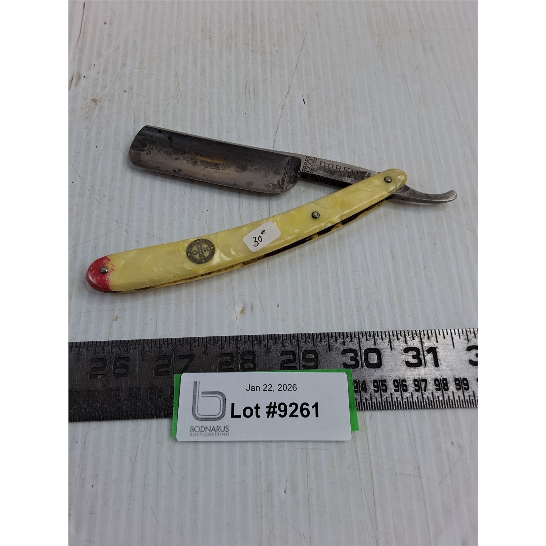 Antique Dorko Straight Razor - Bodnarus Auctioneering