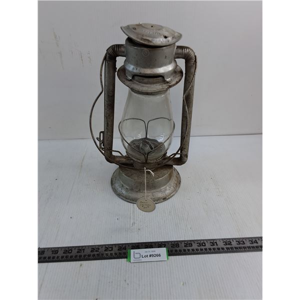 Antique Barn Oil Lantern - 14" High
