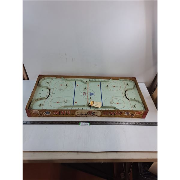 Vintage NHL "Pro Hockey" Table Hockey Game - As is, 38" x 16.5" - Pickup Only