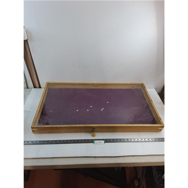 Vintage Display Case - 38x21x3" - Pickup Only