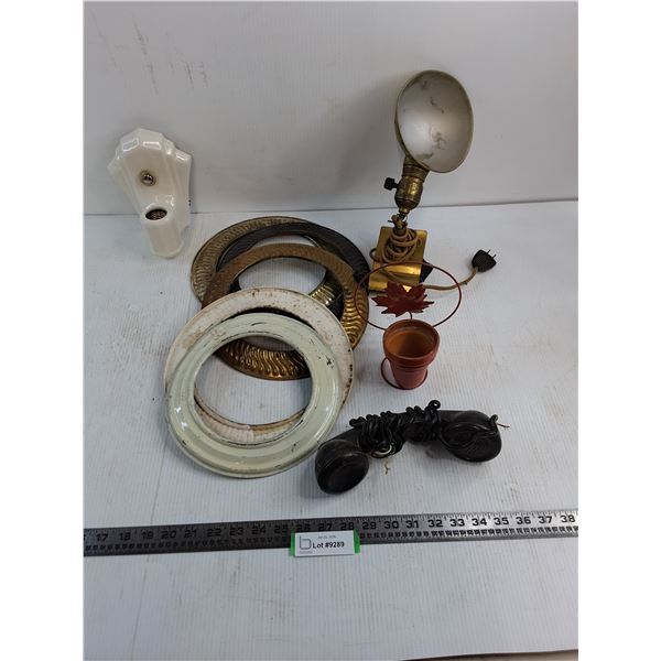 Vintage Lighting & Components, Telephone, Decorative Plant Pot