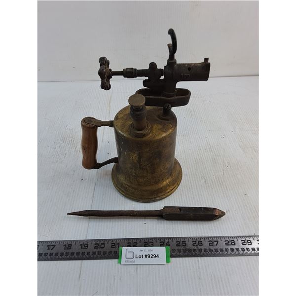 Antique Blow Torch & Solder Iron