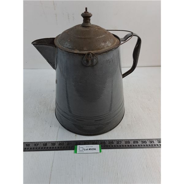 Large Enamel Pitcher