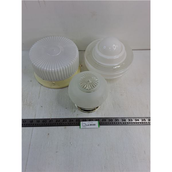 (3) Vintage Light Fixtures