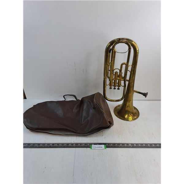 Vintage Brass Trumpet w/Carry Case