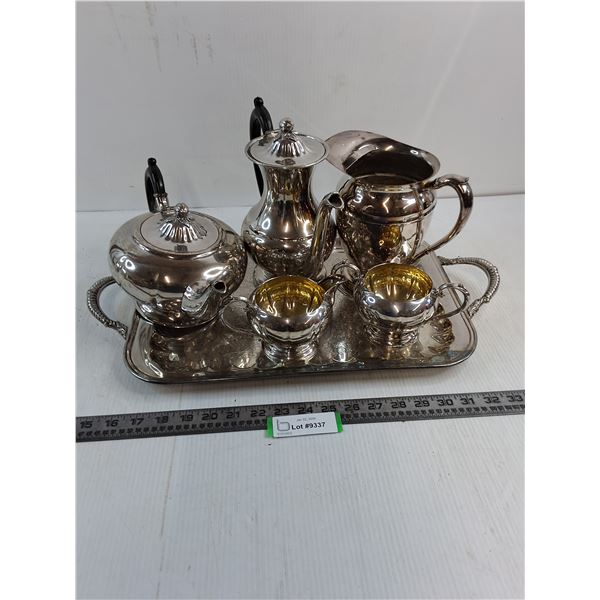 Vintage Viking Plate Electro-Plated Copper 6-Piece Tea/Coffee Service