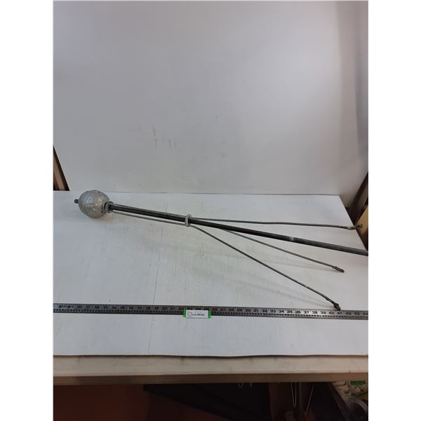 Vintage Lightning Rod - 47" Long Unextended - Cannot Ship