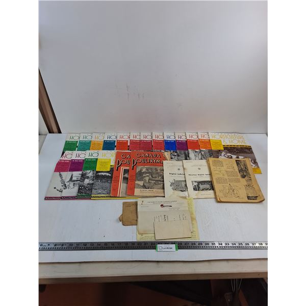 Large Assortment of Vintage Horticultural/Agricultural  Literature, Misc.