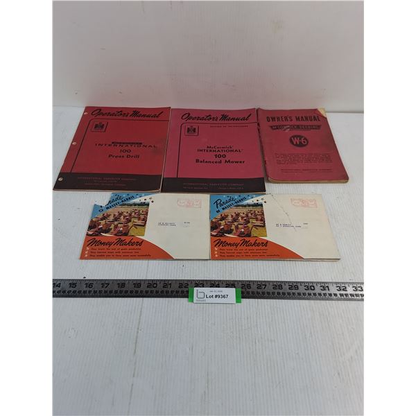 Vintage Agricultural Company Manuals & Mail Outs
