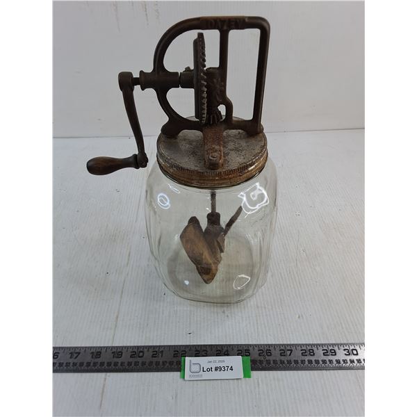Vintage 'Dazey' Butter Churn Jar