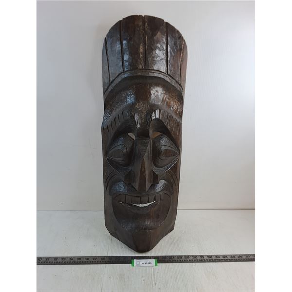 Indigenous Wood-Sculpted Wall Decor - 29x10x5"