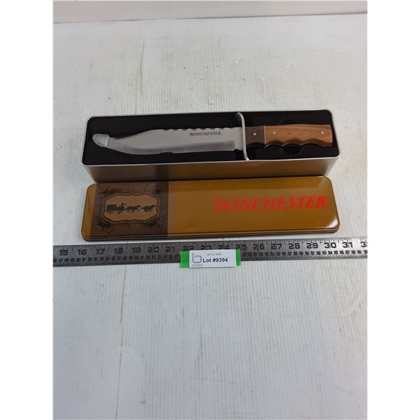 Winchester Bowie Knife w/Original Tin - 8.8" Blade - Appears Brand New