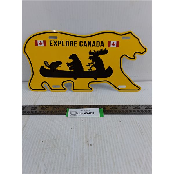 "Explore Canada" Vanity License Plate