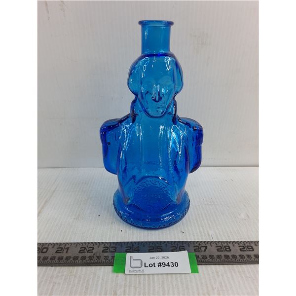 Vintage Continental Centennial Bitters Blue-Glass Bottle