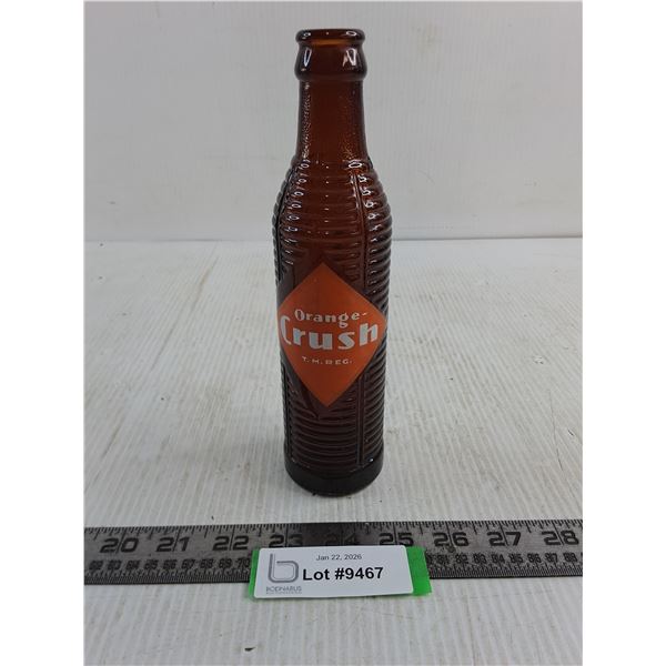 Vintage "Orange Crush" Glass Bottle