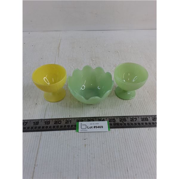 (3) Vintage Dessert Bowl/Cups