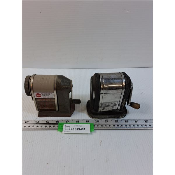 (2) Pencil Sharpeners