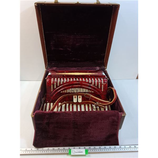 Titano Accordion w/ Carrying Case - CANNOT SHIP, Heavy