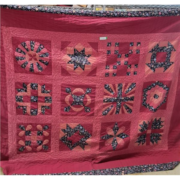 Handmade Quilt - 104" x 88"