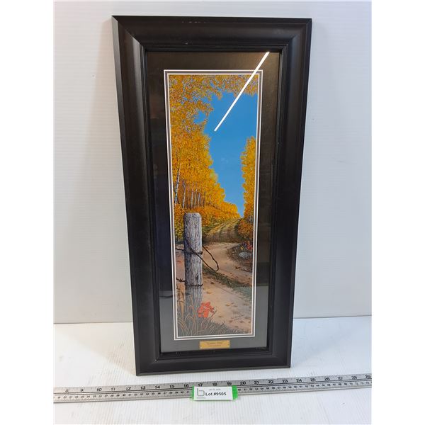 #Glen Scrimshaw "Golden Trail" Print  - 12" x 24"