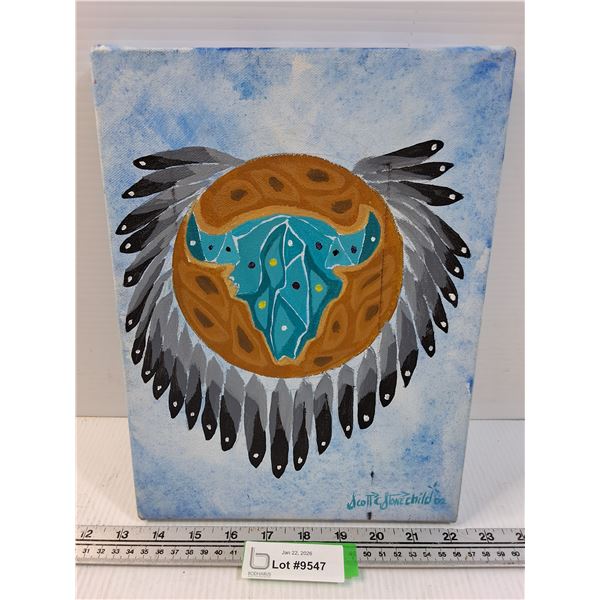 Indigneous Artwork Painting by Stonechild - 9" x 12"