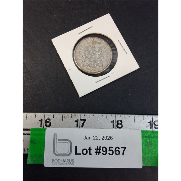 Canadian 50 Cent Coin - 1959
