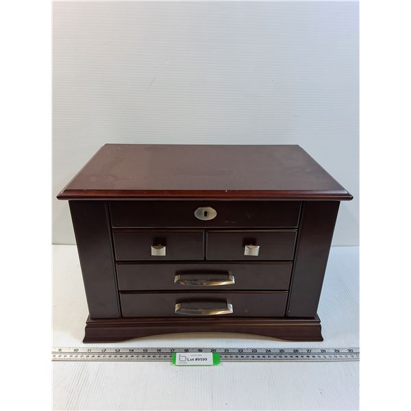 Modern Style Jewelry Box - 18" x 11" x 10"