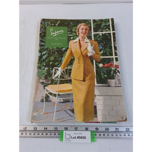 Simpson's Catalogue: 1951