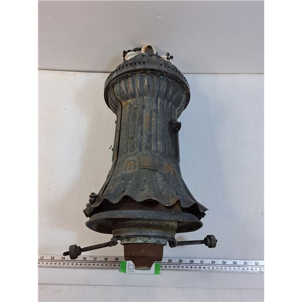 Adams-Bagnall Electric Industrial Light - (Outer Shell is Copper) - 20" x 10" - Heavy, CANNOT SHIP