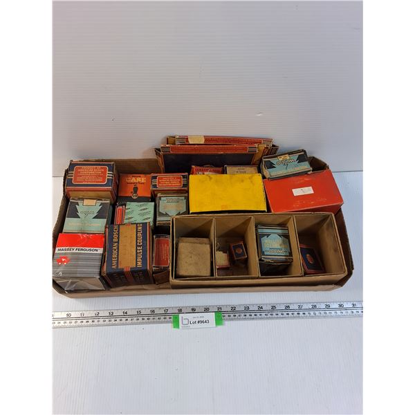 Vintage Magneto Parts Boxes, Empty - As Is