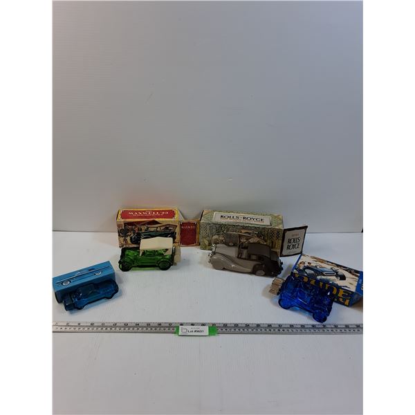 (4) Avon Cologne Bottles w/Boxes, Empty