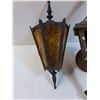 Image 3 : (2) Vintage Style Outdoor House Lights - Various