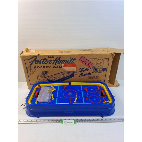 Vintage Reliable Brand Table Hockey Game - Some Parts Missing - As Is   - 26" x 12" x 4" - Pre