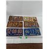 Image 1 : (6) Various Alberta License Plates, 1964- 1974
