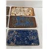 Image 5 : (6) Various Alberta License Plates, 1964- 1974