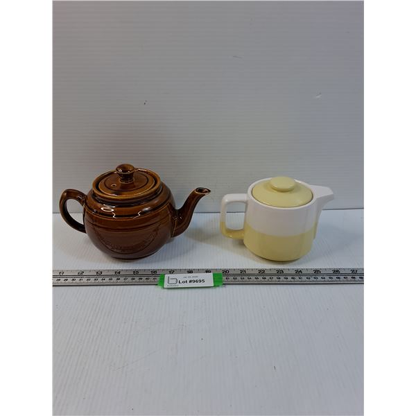 (2) Teapots - Various