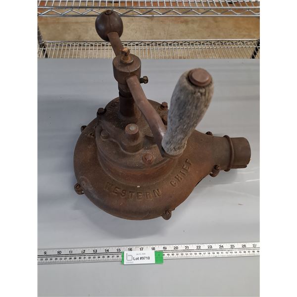 * Antique Western Chief Forge Blower for Blacksmith - CANNOT SHIP, HEAVY