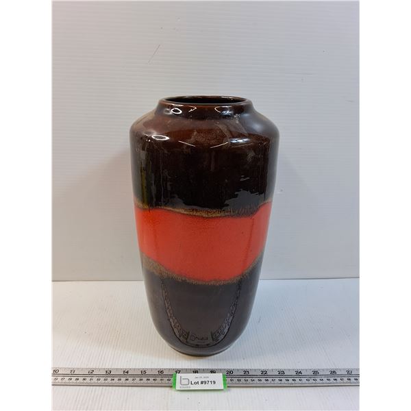 Ceramic Vintage Vase - Made in Western Germany - 15" Tall