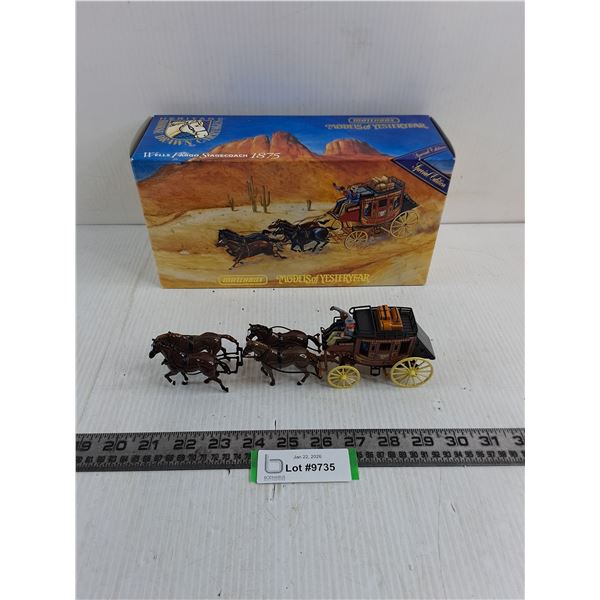Matchbox "Models of Yesteryear" 1875 Wells Fargo Stagecoach