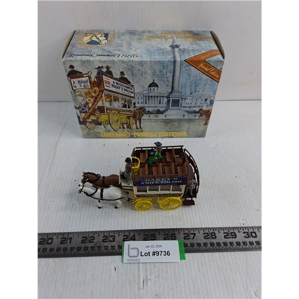 Matchbox "Models of Yesteryear" 1886 London Omnibus