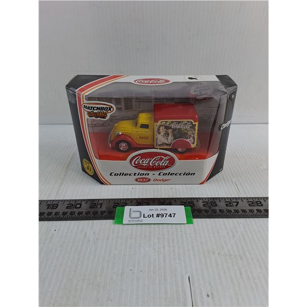 Matchbox 'In Box' Die-Cast 1937 Dodge Coca-Cola Delivery Van