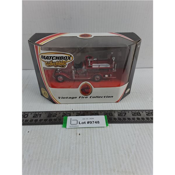 Matchbox 'In Box' Die-Cast Vintage Fire Truck