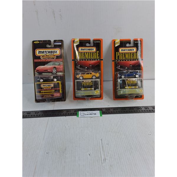 (3) NIB Matchbox "Premiere Series" Vehicles