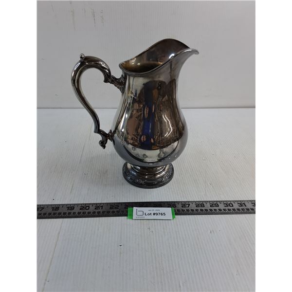 Vintage Silver-Plated "Remembrance" Pitcher