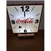 Image 2 : #Large Vintage Enjoy Coca-Cola Light- Up Clock, Powers On, 38.5"x38.5"x6" - CANNOT SHIP