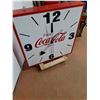 Image 7 : #Large Vintage Enjoy Coca-Cola Light- Up Clock, Powers On, 38.5"x38.5"x6" - CANNOT SHIP